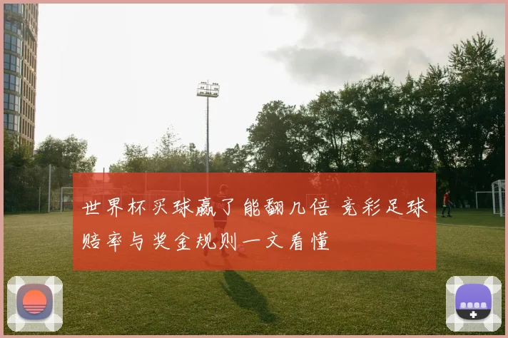 世界杯买球赢了能翻几倍 竞彩足球赔率与奖金规则一文看懂